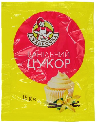 Цукор ванільний Кухарочка 15г